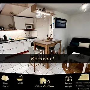 Hébergement de vacances Keraven, Charmante Maisonnette, Piscine Commune 1-4 Personnes, Moëlan-sur-Mer